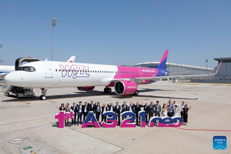 Αεροσκ?φο? Airbus συναρμολογημ?νο στην Κ?να παραδ?θηκε σε ευρωπα?κ? αεροπορικ? εταιρε?α